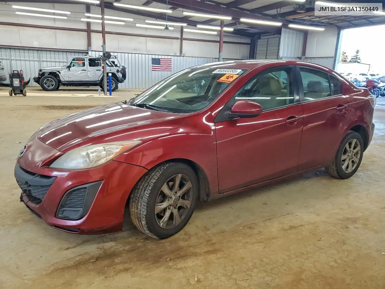 JM1BL1SF3A1350449 2010 Mazda 3 I