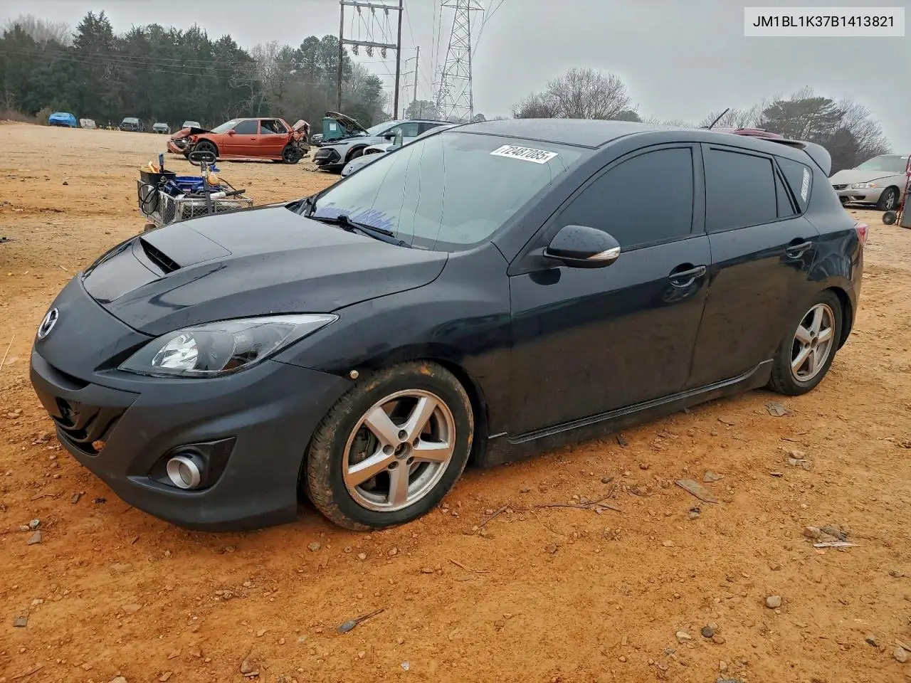 JM1BL1K37B1413821 2011 Mazda Speed 3