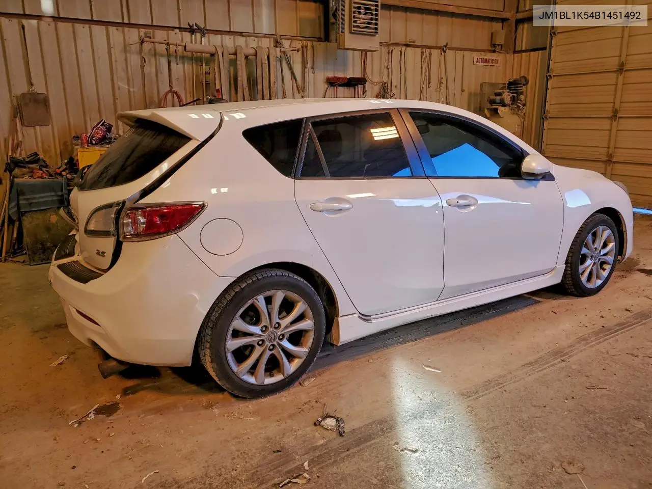 JM1BL1K54B1451492 2011 Mazda 3 S