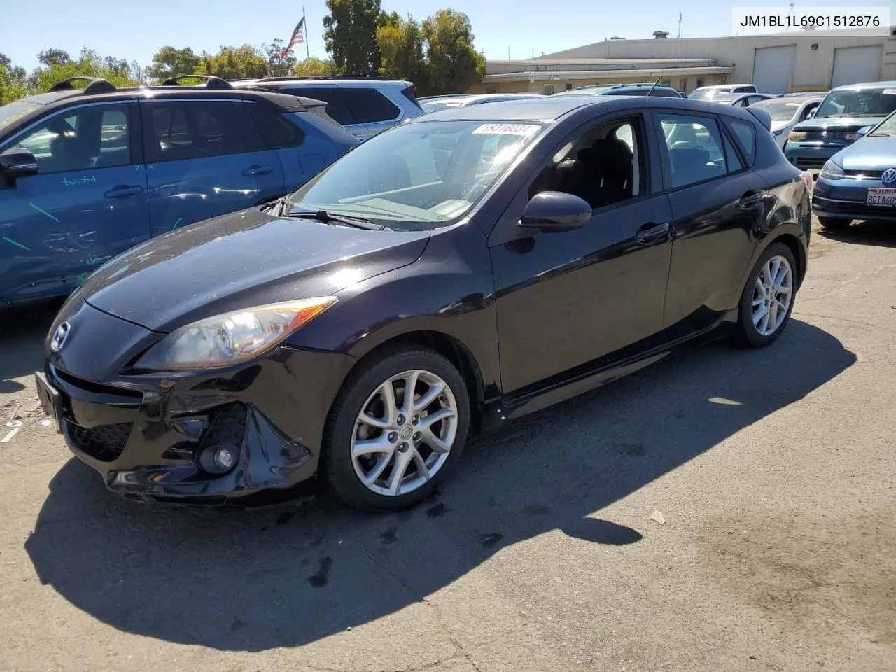 JM1BL1L69C1512876 2012 Mazda 3 S