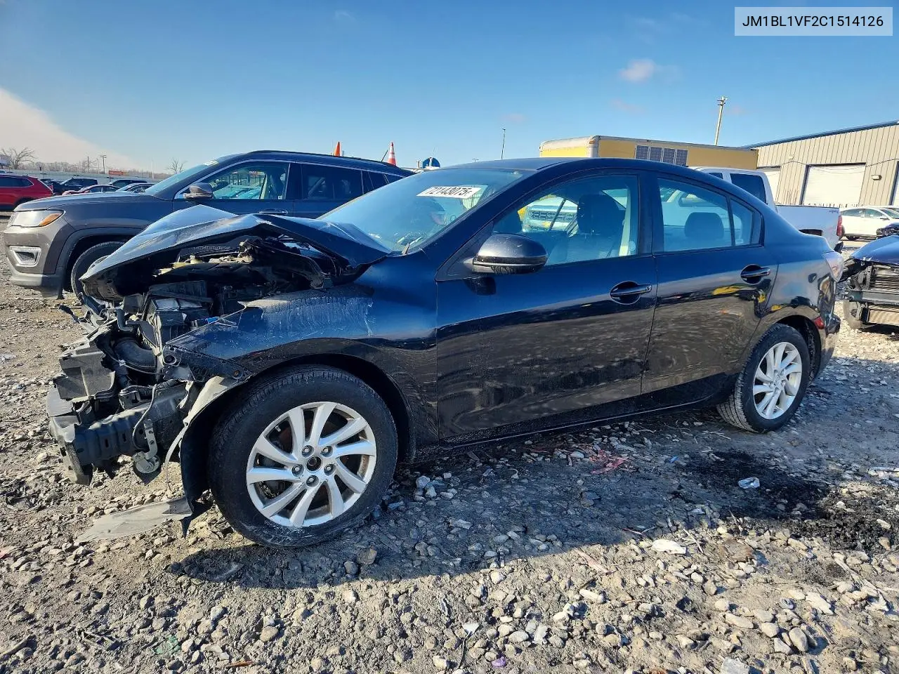 JM1BL1VF2C1514126 2012 Mazda 3 I