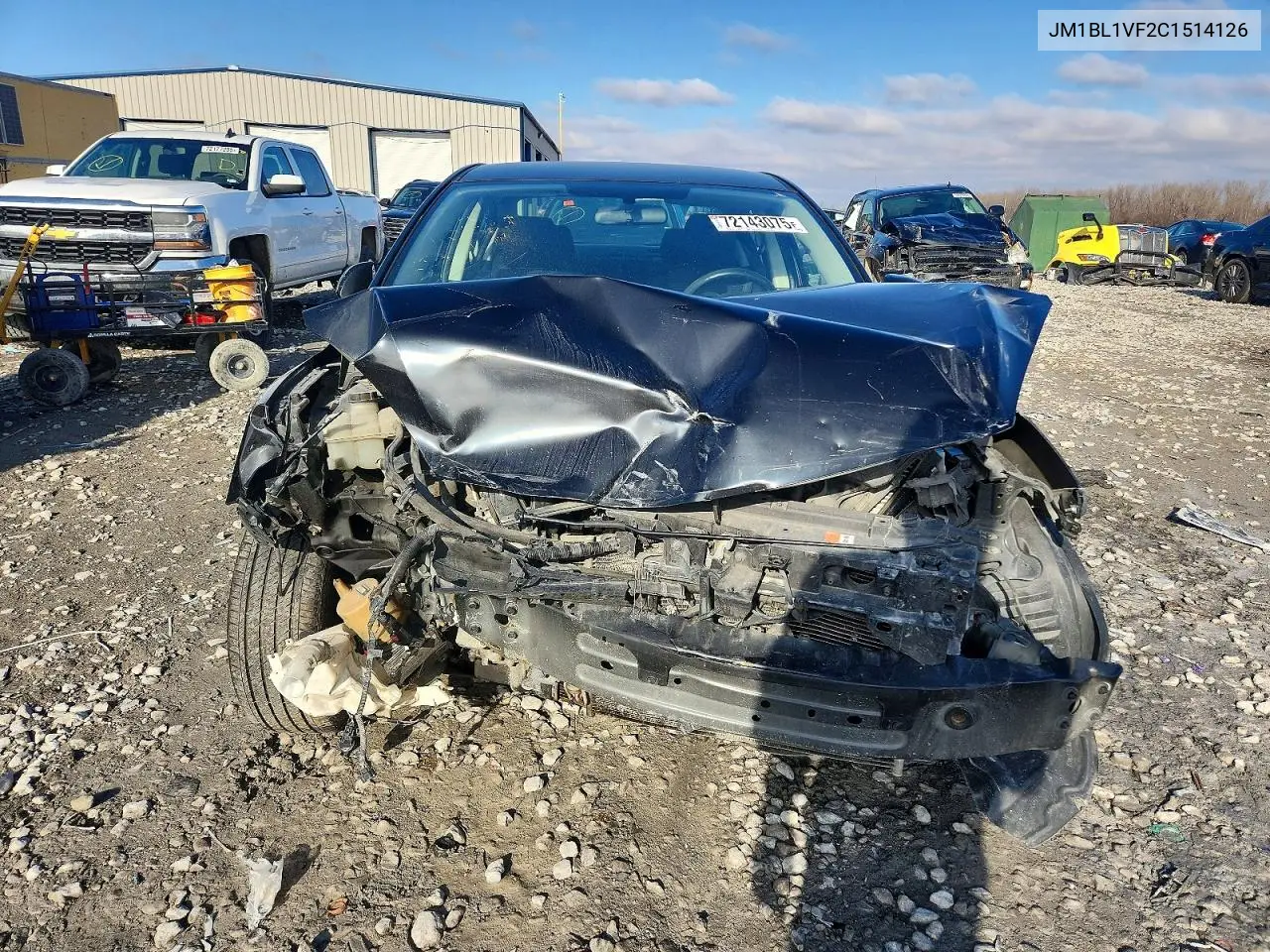 JM1BL1VF2C1514126 2012 Mazda 3 I