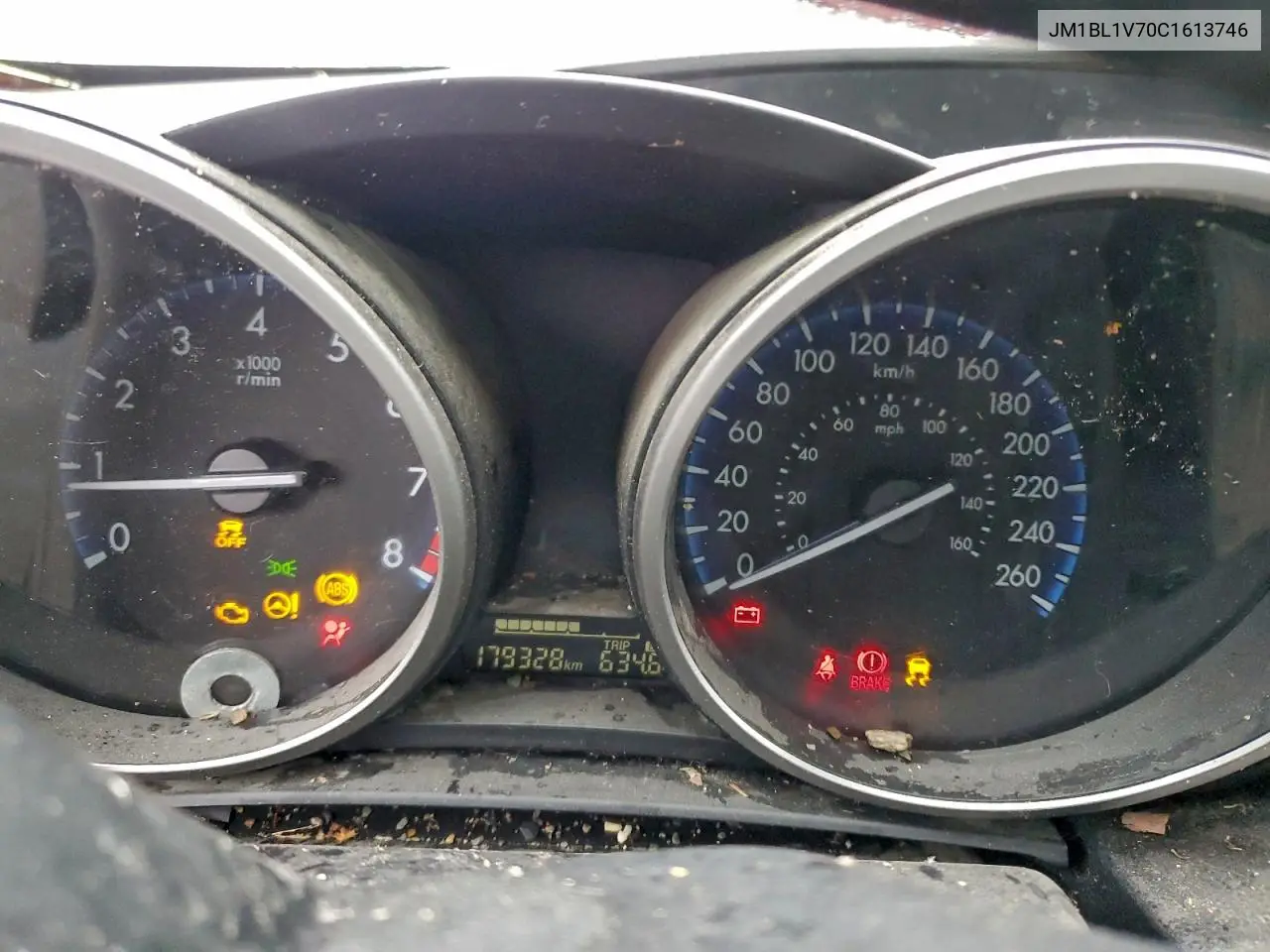 JM1BL1V70C1613746 2012 Mazda 3 I