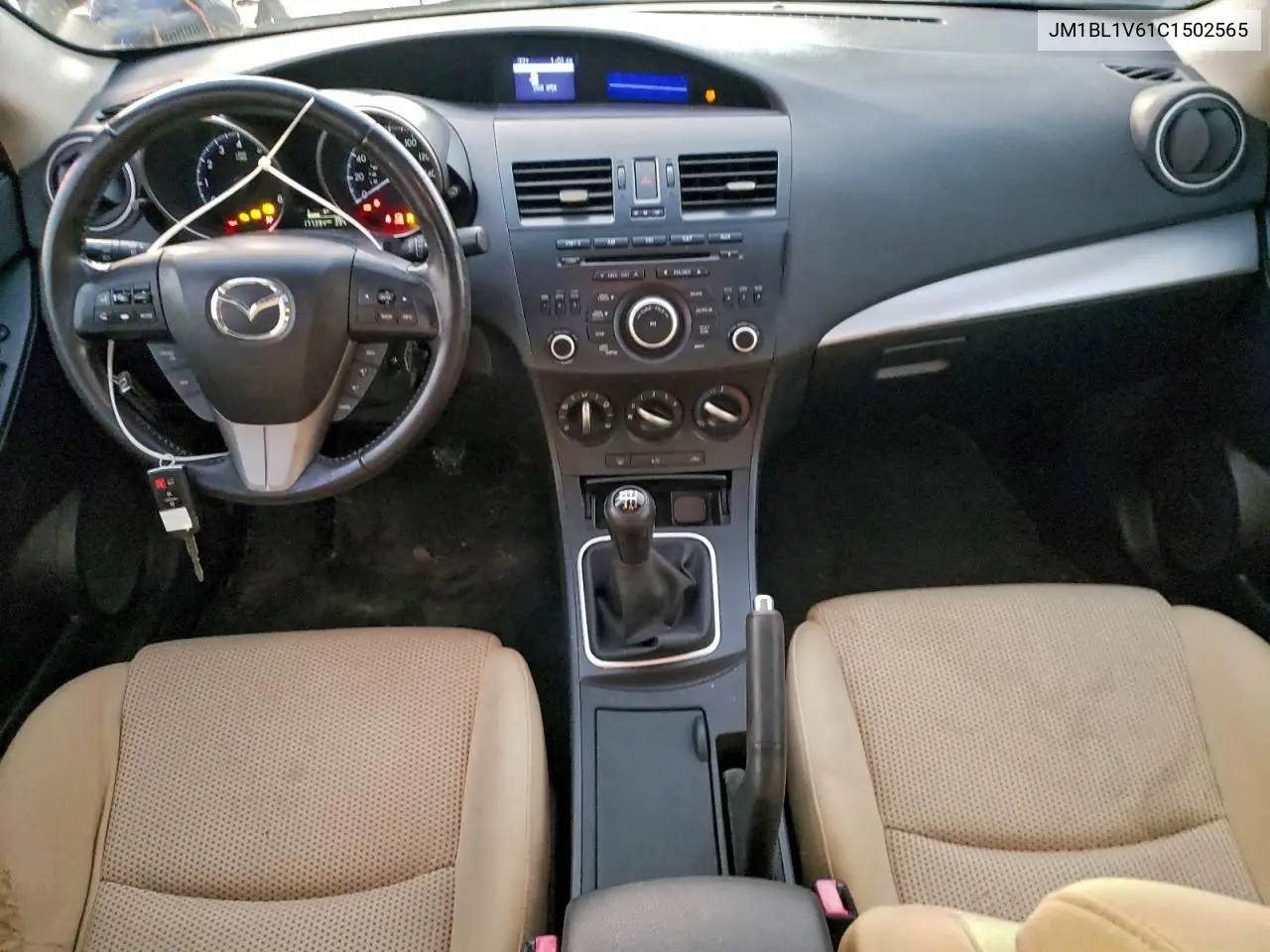JM1BL1V61C1502565 2012 Mazda 3 S