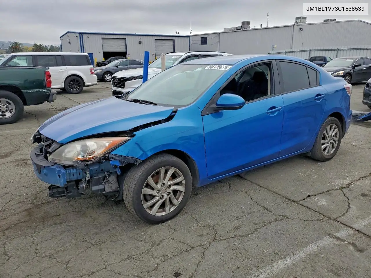 JM1BL1V73C1538539 2012 Mazda 3 I