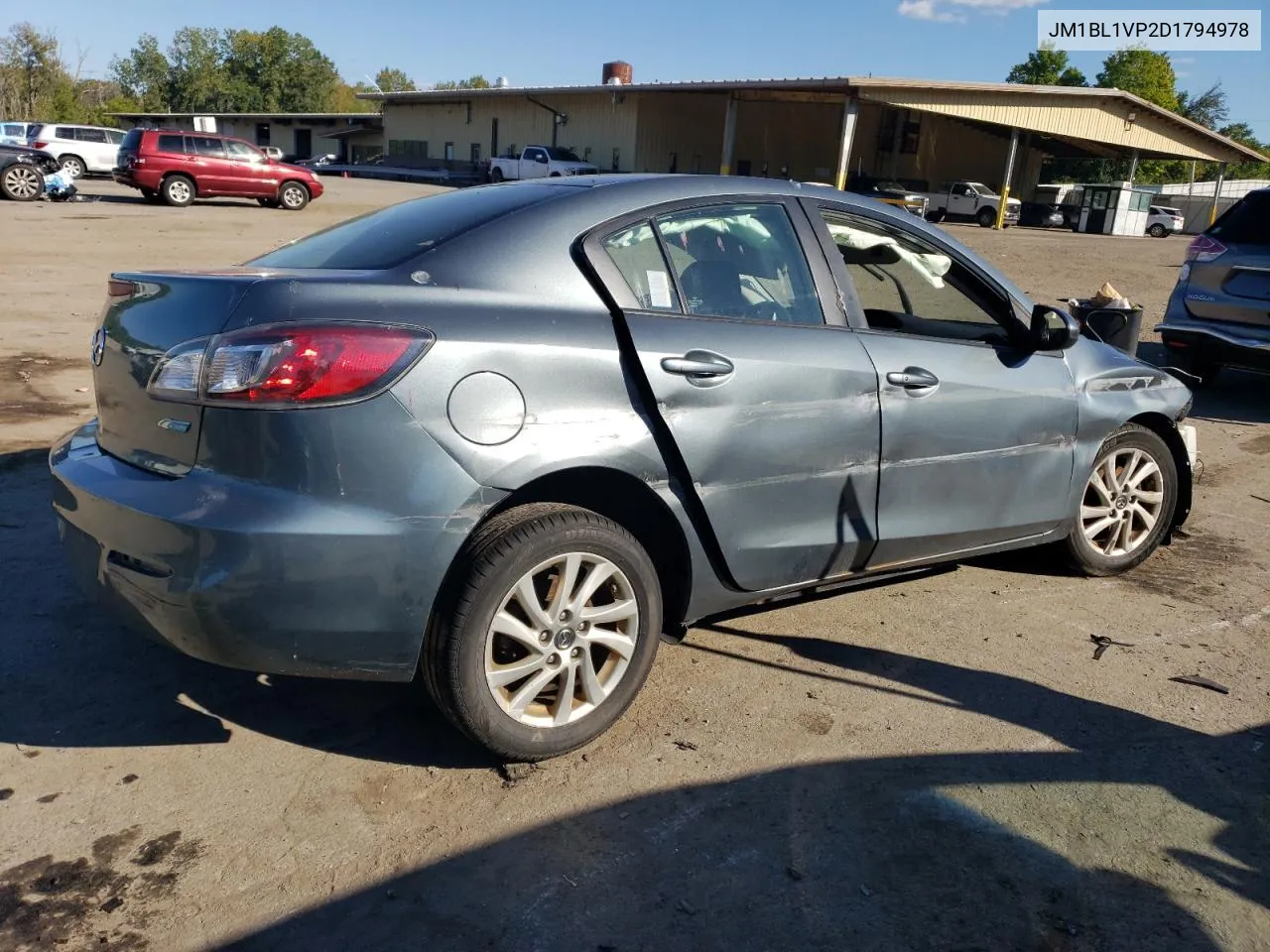 2013 Mazda 3 I VIN: JM1BL1VP2D1794978 Lot: 70956184