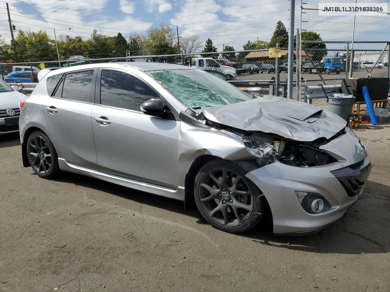 JM1BL1L31D1838386 2013 Mazda Speed 3