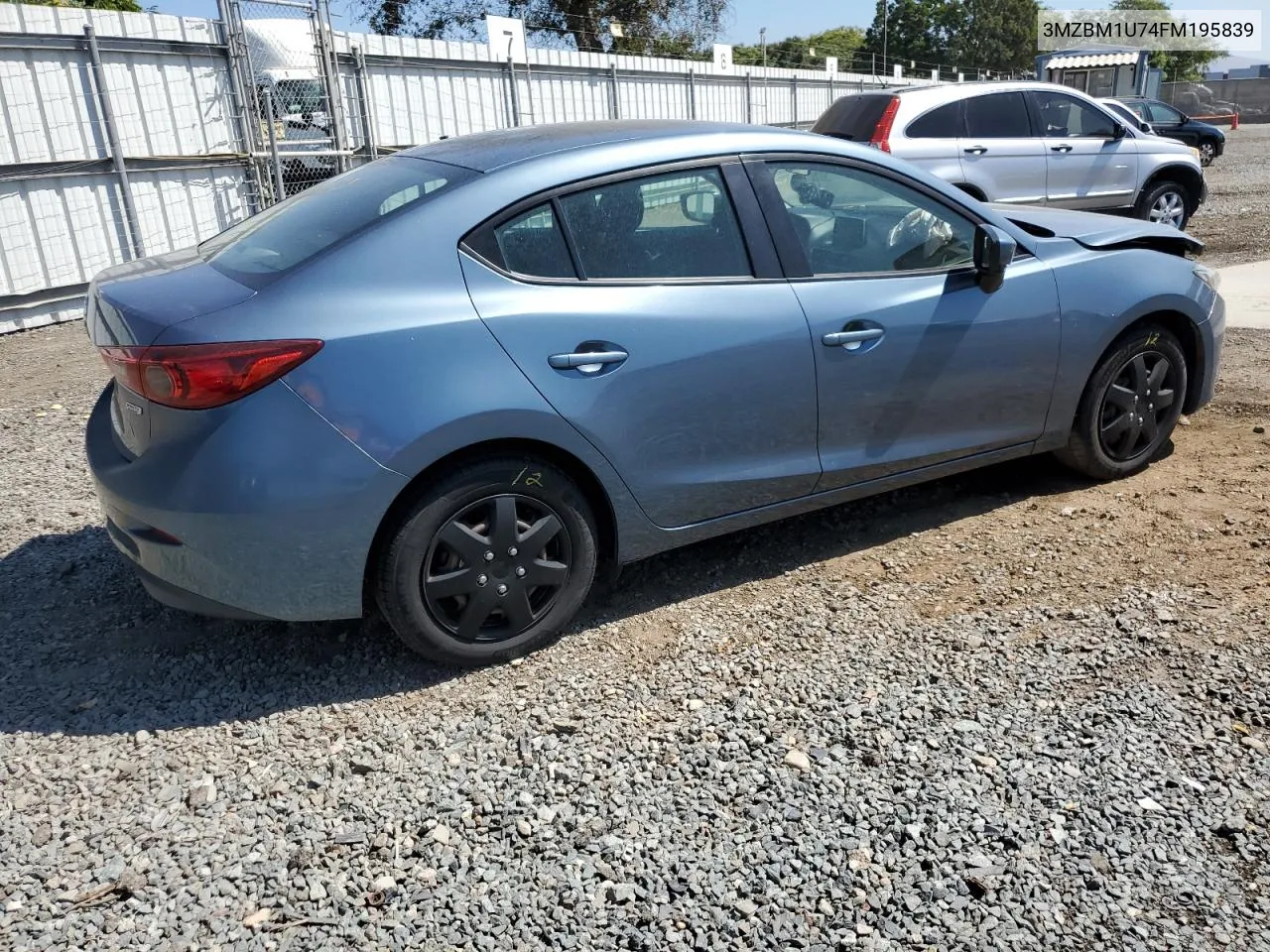 3MZBM1U74FM195839 2015 Mazda 3 Sport