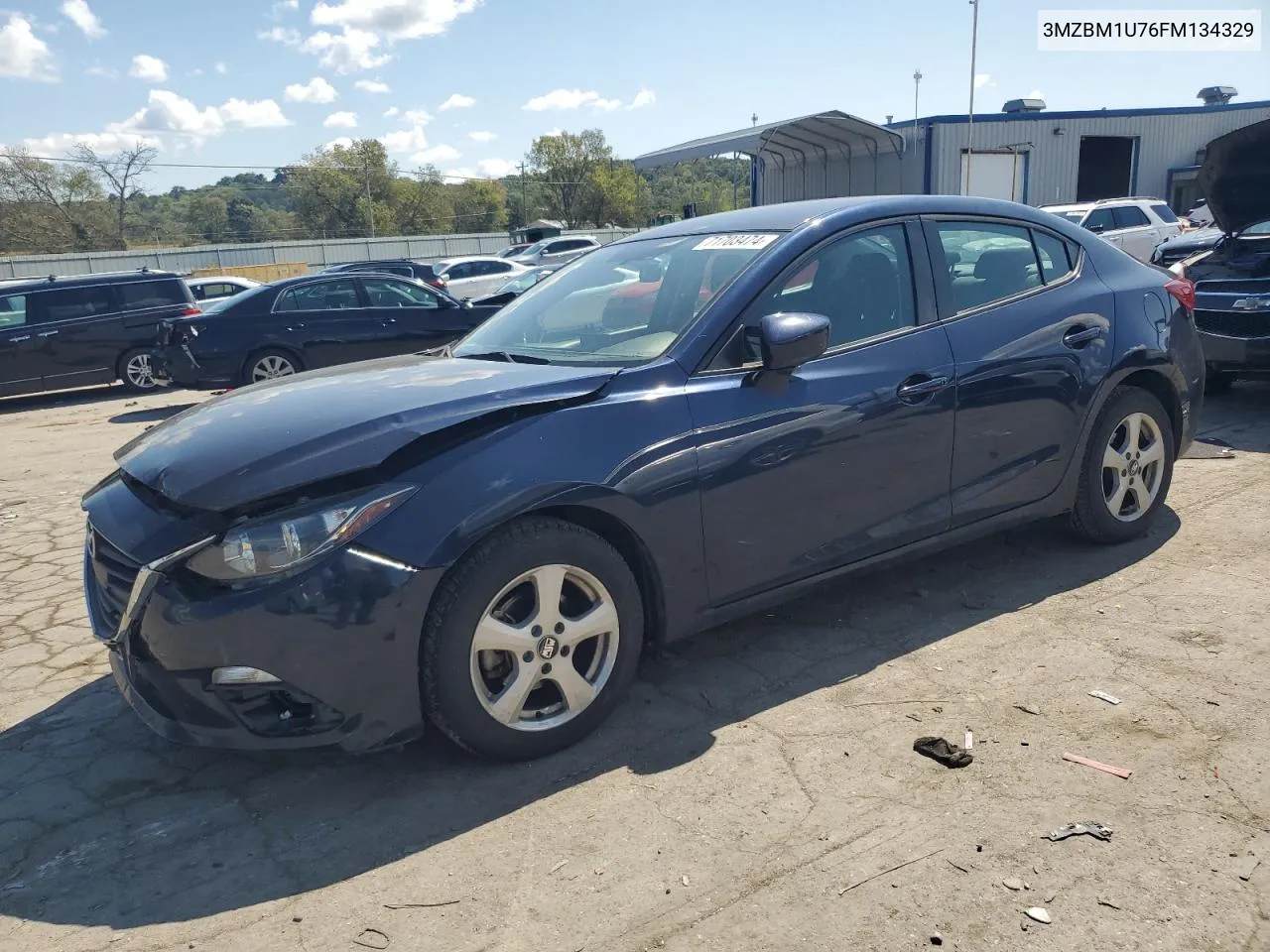 2015 Mazda 3 Sport VIN: 3MZBM1U76FM134329 Lot: 71703474