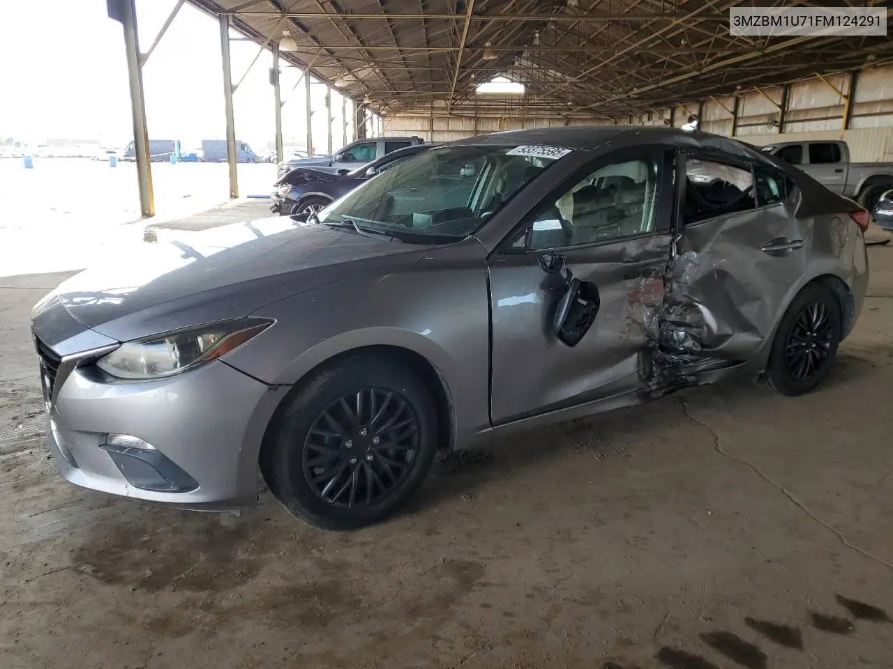 3MZBM1U71FM124291 2015 Mazda 3 Sport