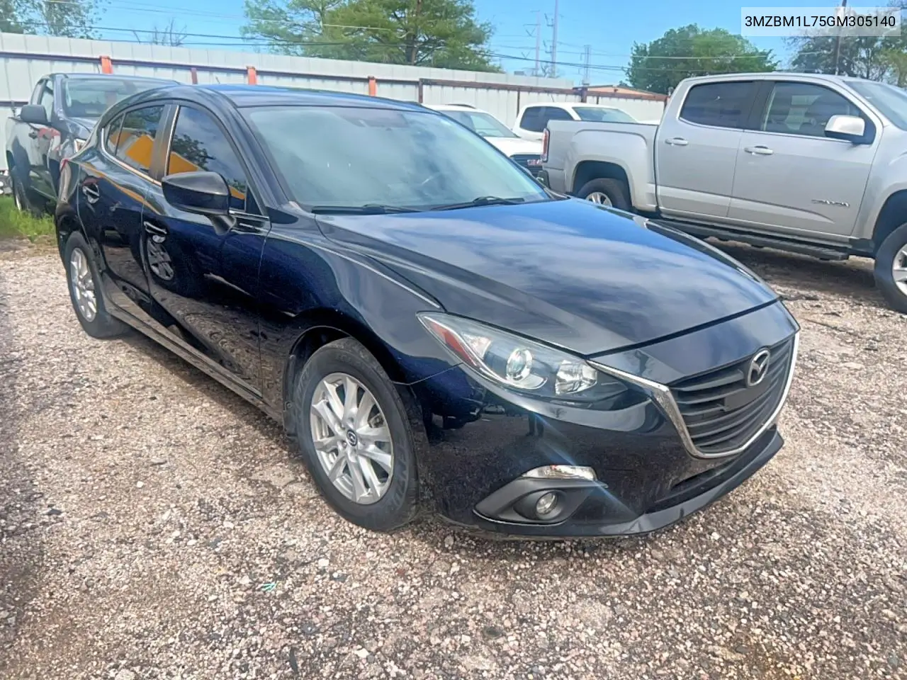 3MZBM1L75GM305140 2016 Mazda 3 Touring