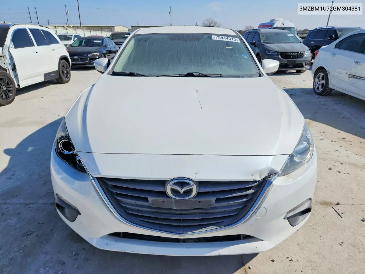 3MZBM1U72GM304381 2016 Mazda 3 Sport