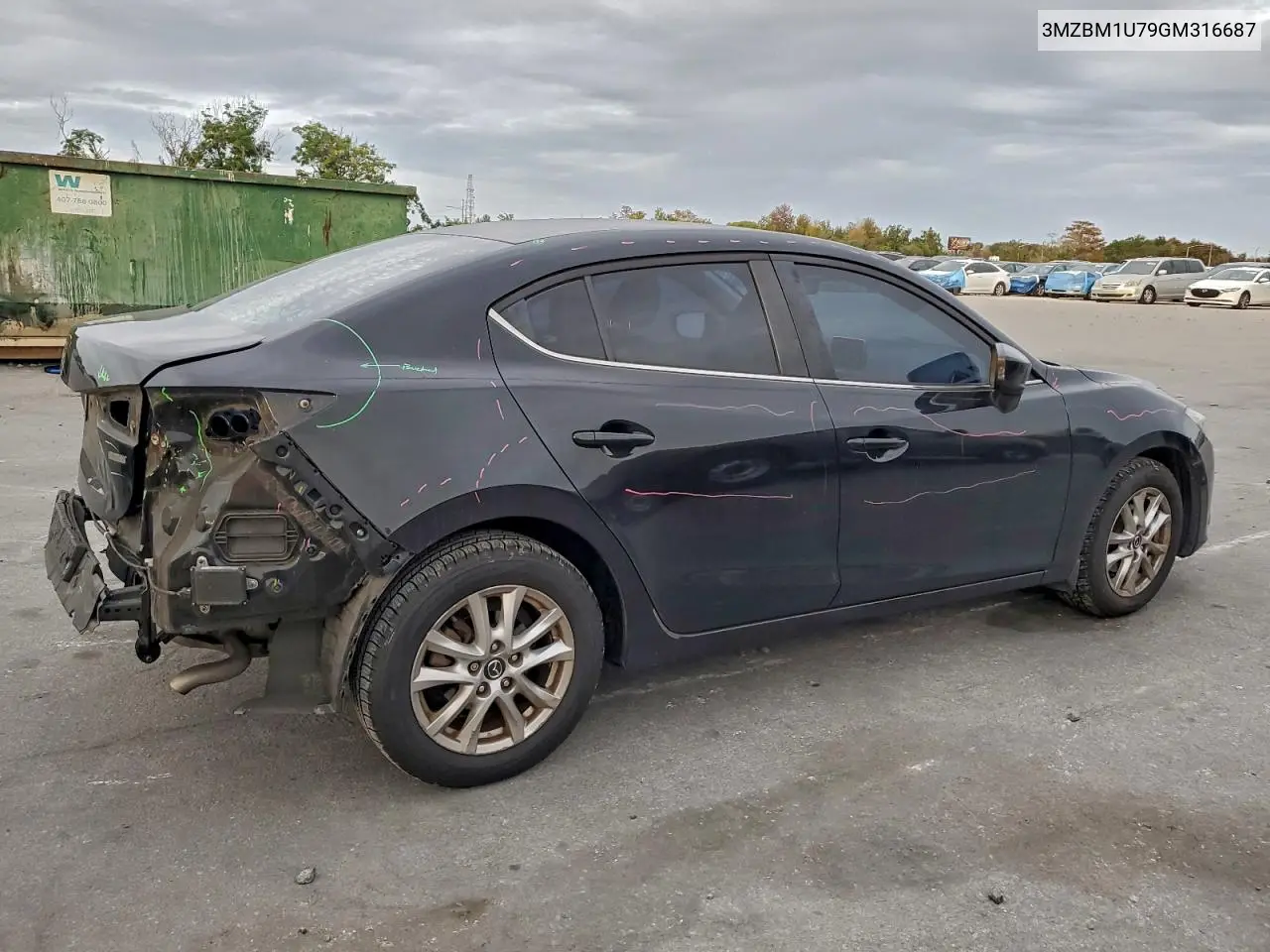 3MZBM1U79GM316687 2016 Mazda 3 Sport