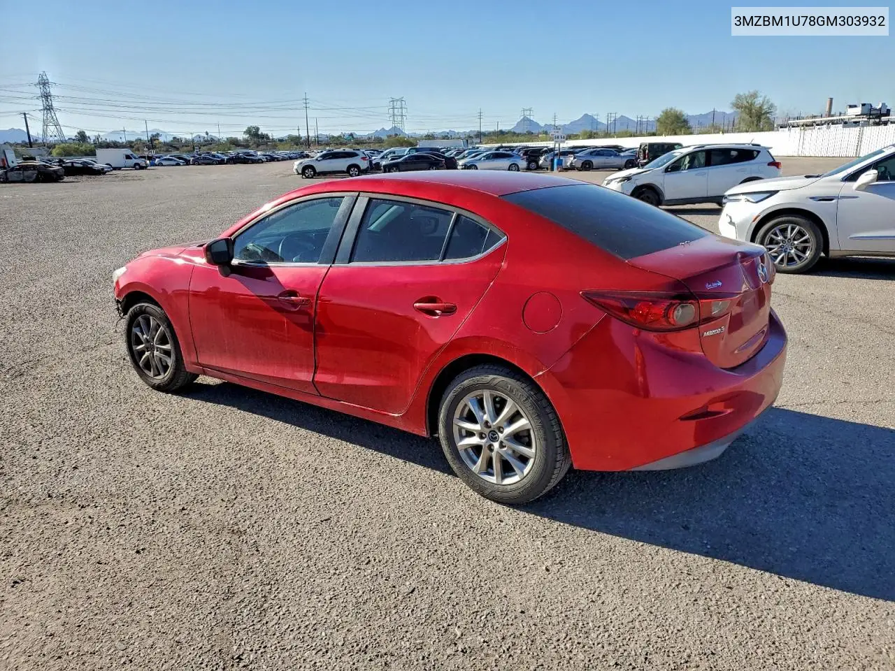 3MZBM1U78GM303932 2016 Mazda 3 Sport