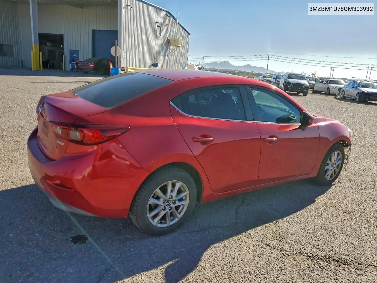 3MZBM1U78GM303932 2016 Mazda 3 Sport