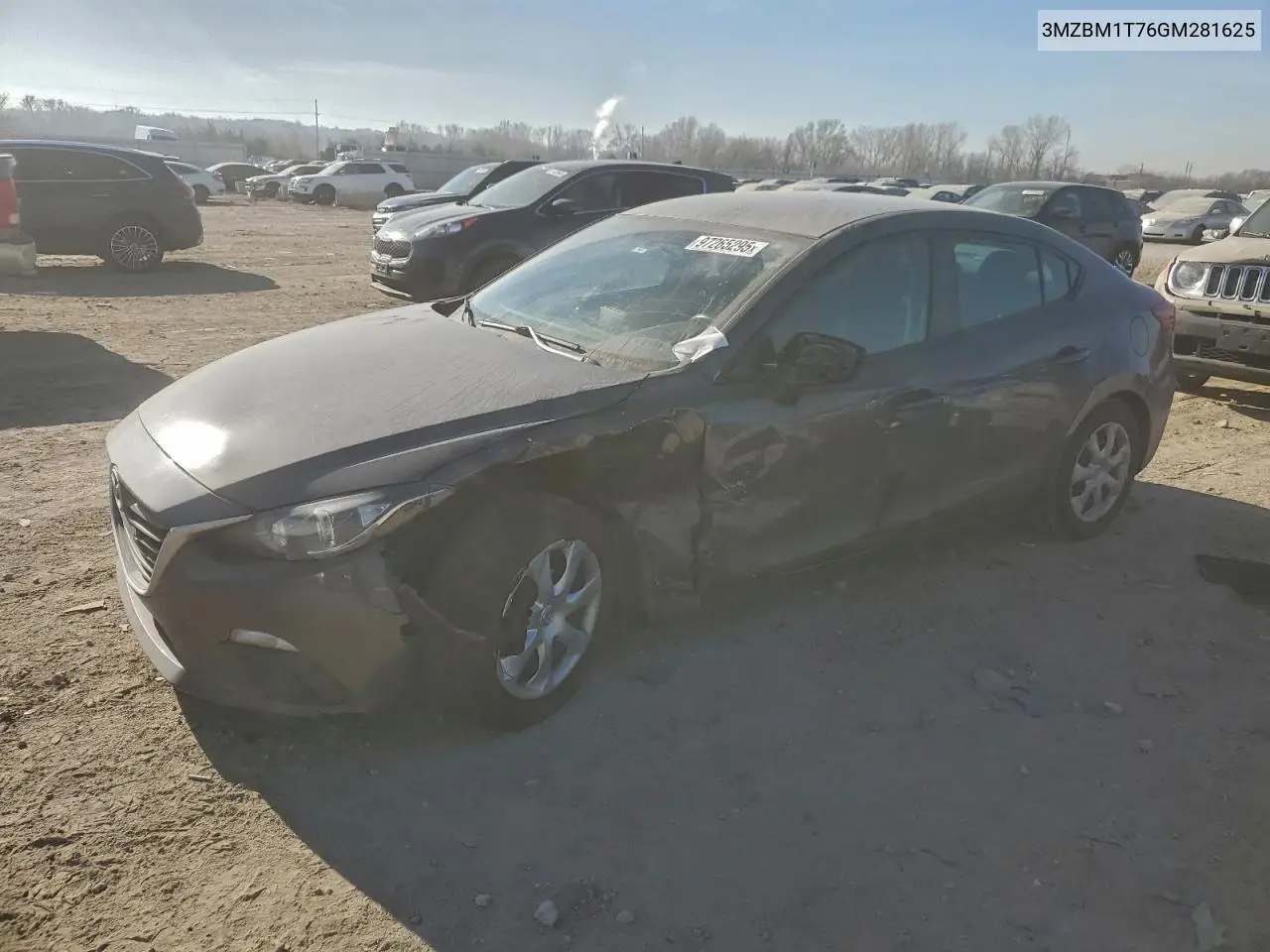 3MZBM1T76GM281625 2016 Mazda 3 Sport