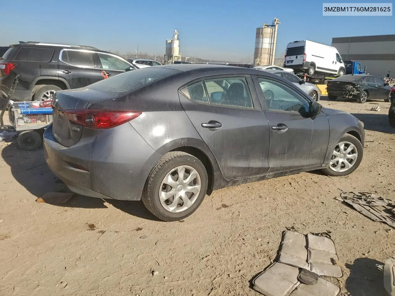 3MZBM1T76GM281625 2016 Mazda 3 Sport
