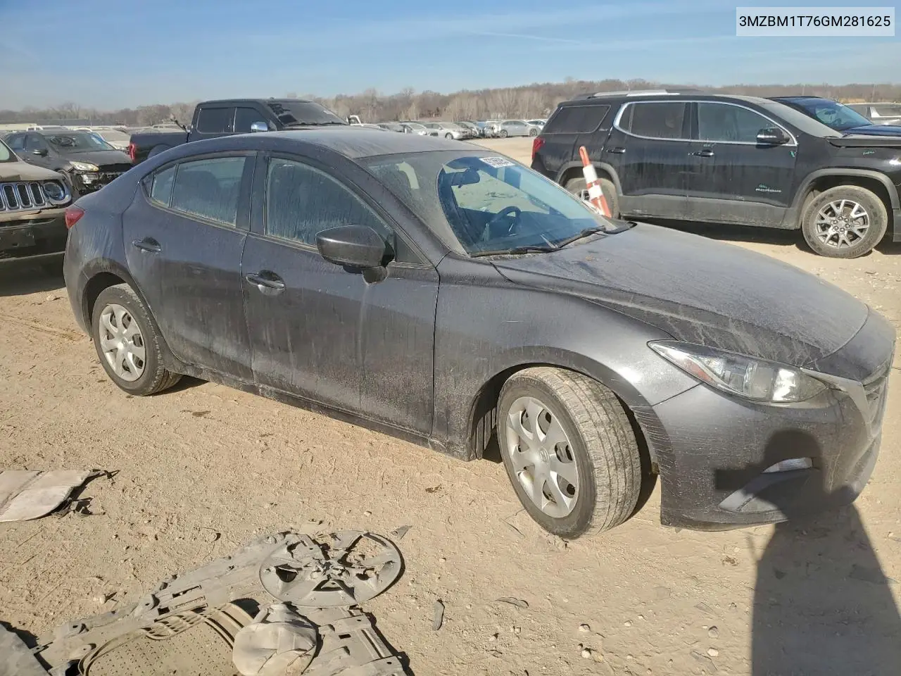 3MZBM1T76GM281625 2016 Mazda 3 Sport