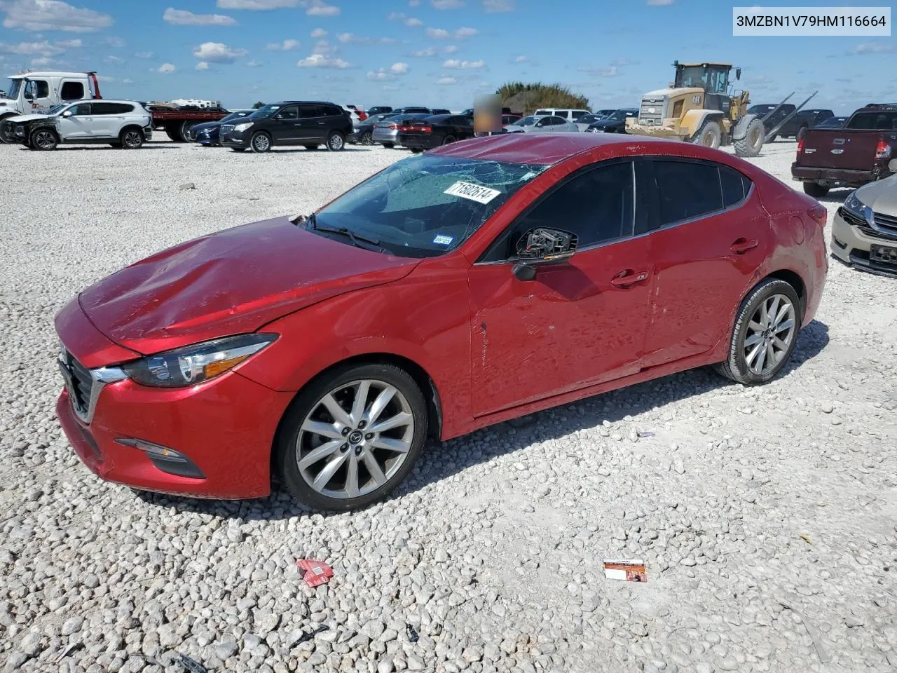 3MZBN1V79HM116664 2017 Mazda 3 Touring