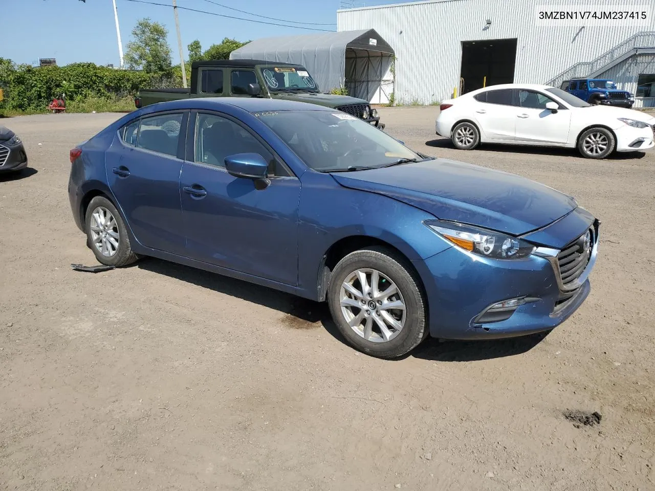 2018 Mazda 3 Touring VIN: 3MZBN1V74JM237415 Lot: 70282554