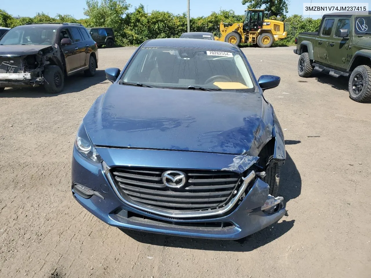 2018 Mazda 3 Touring VIN: 3MZBN1V74JM237415 Lot: 70282554