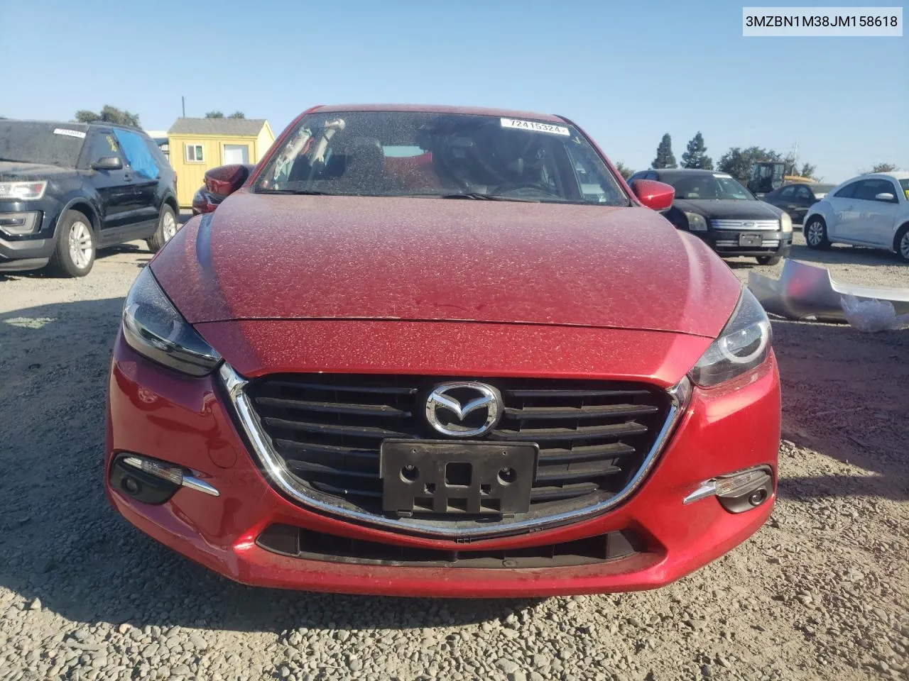 3MZBN1M38JM158618 2018 Mazda 3 Grand Touring