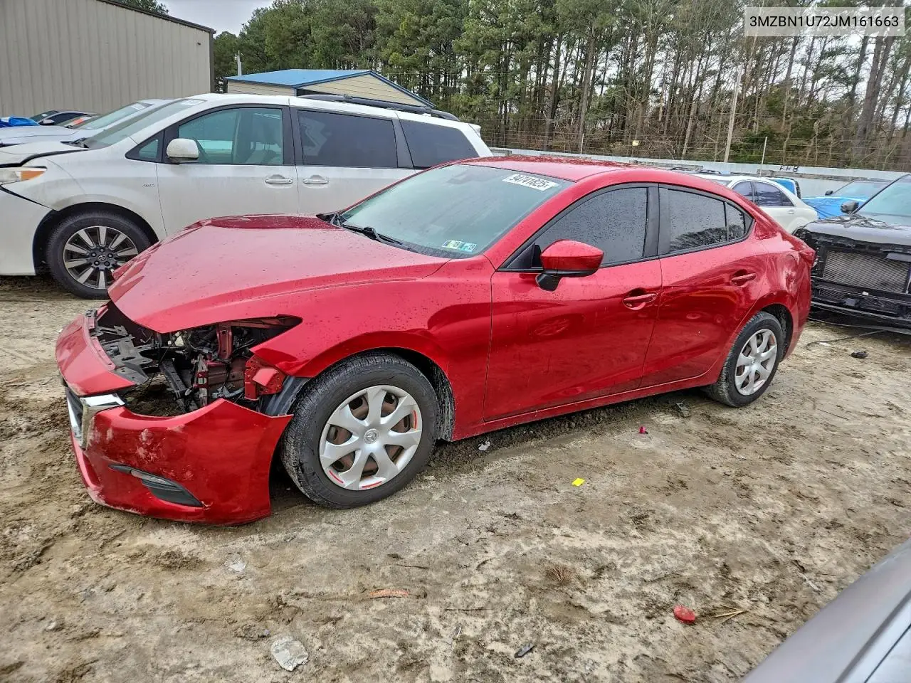 3MZBN1U72JM161663 2018 Mazda 3 Sport