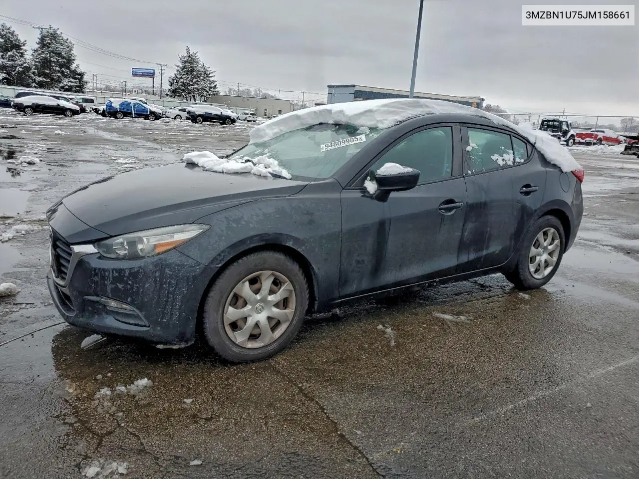 3MZBN1U75JM158661 2018 Mazda 3 Sport
