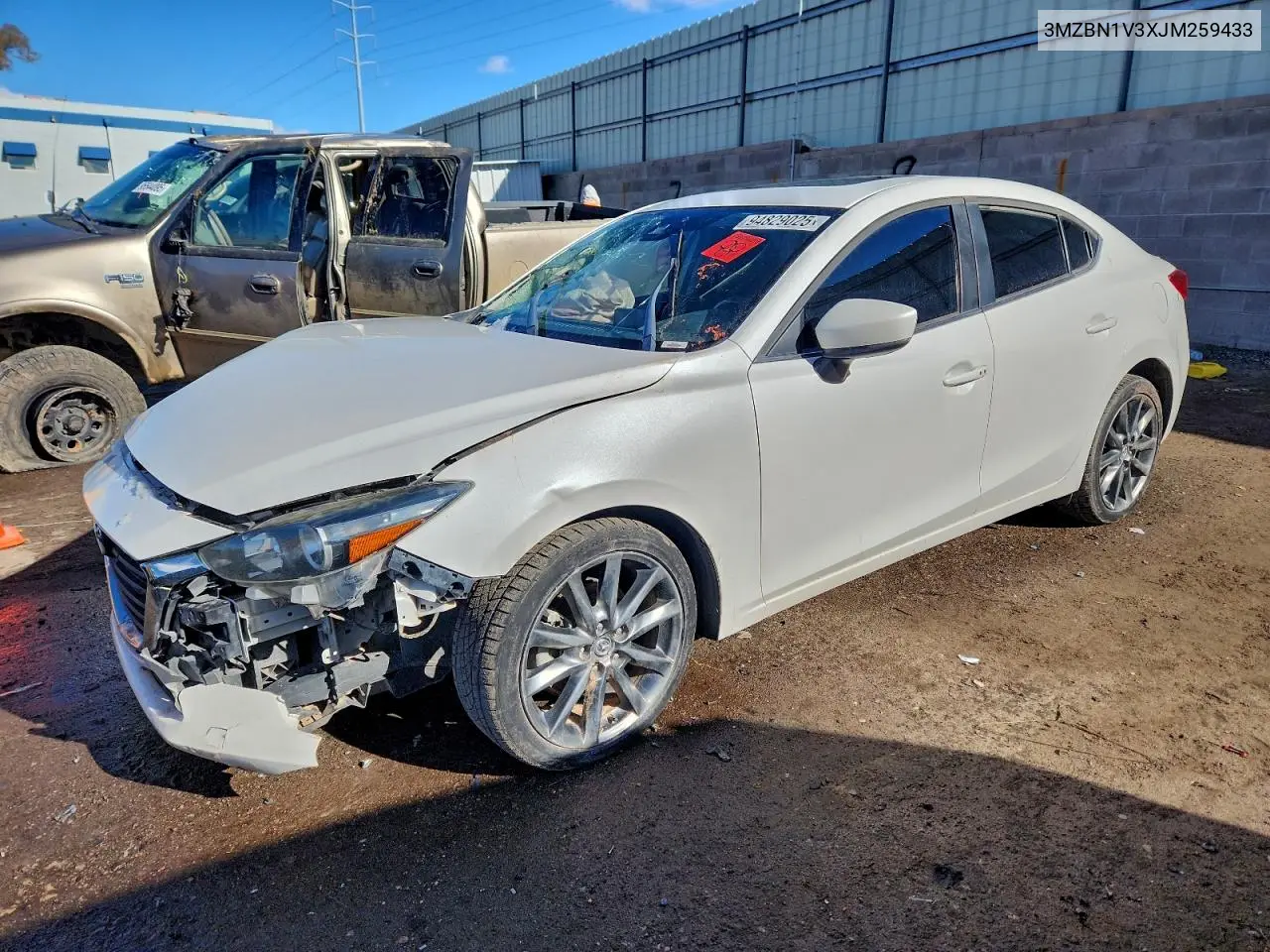 3MZBN1V3XJM259433 2018 Mazda 3 Touring