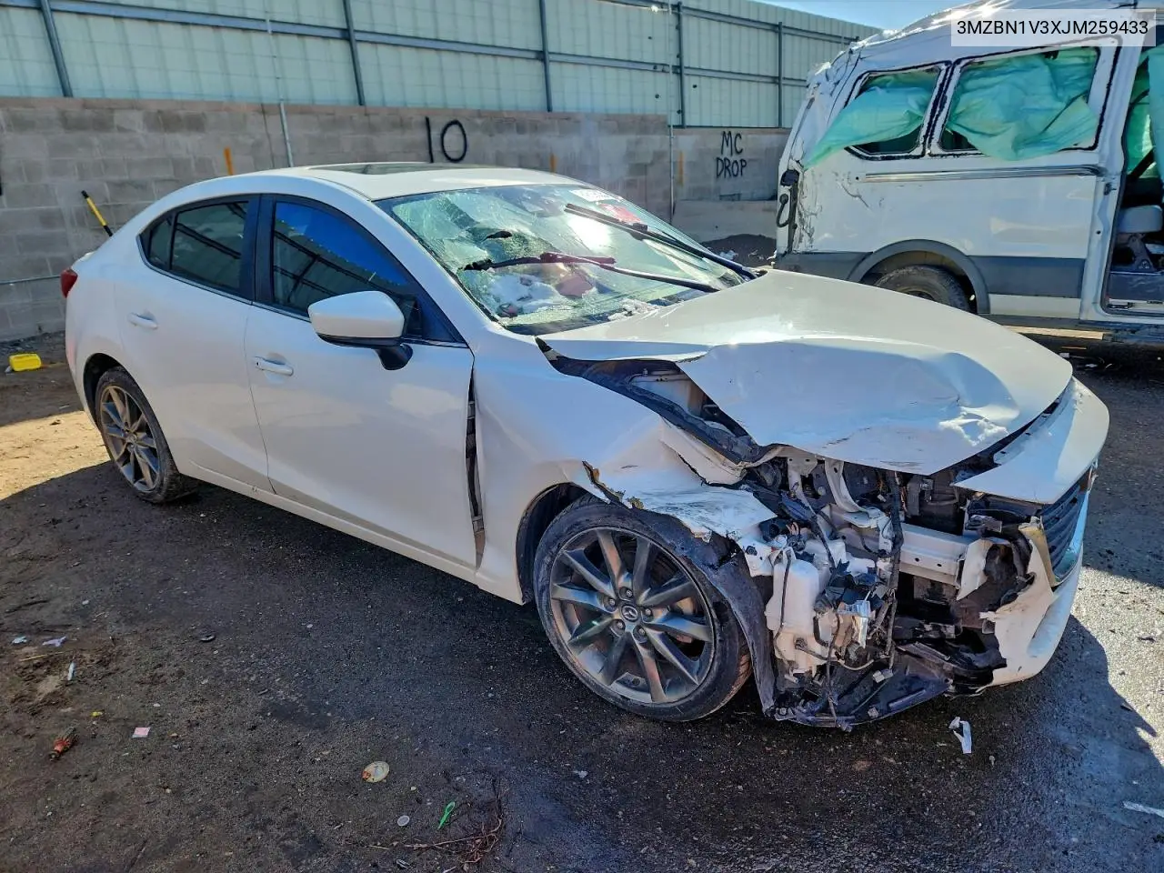 3MZBN1V3XJM259433 2018 Mazda 3 Touring