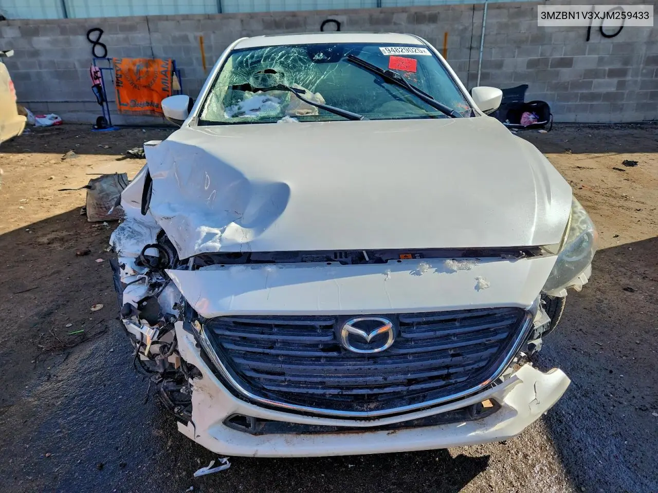 3MZBN1V3XJM259433 2018 Mazda 3 Touring