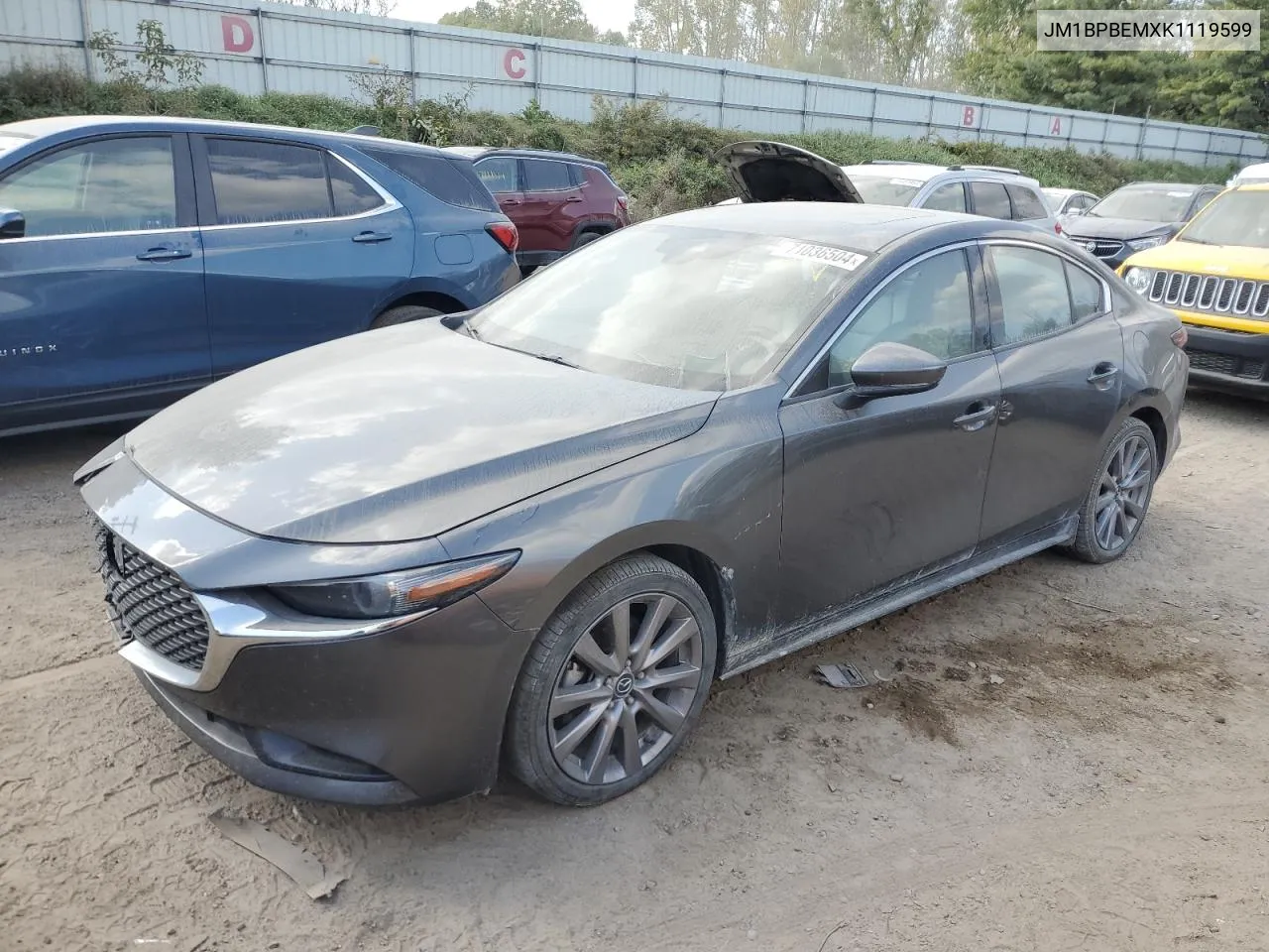 JM1BPBEMXK1119599 2019 Mazda 3 Premium