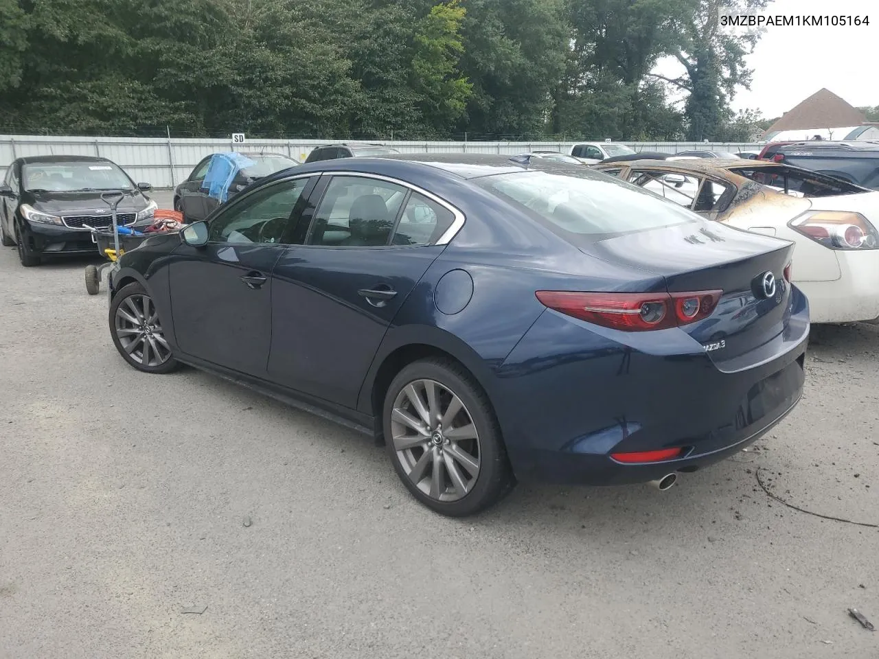 3MZBPAEM1KM105164 2019 Mazda 3 Premium