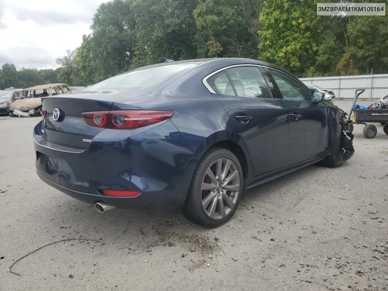 3MZBPAEM1KM105164 2019 Mazda 3 Premium