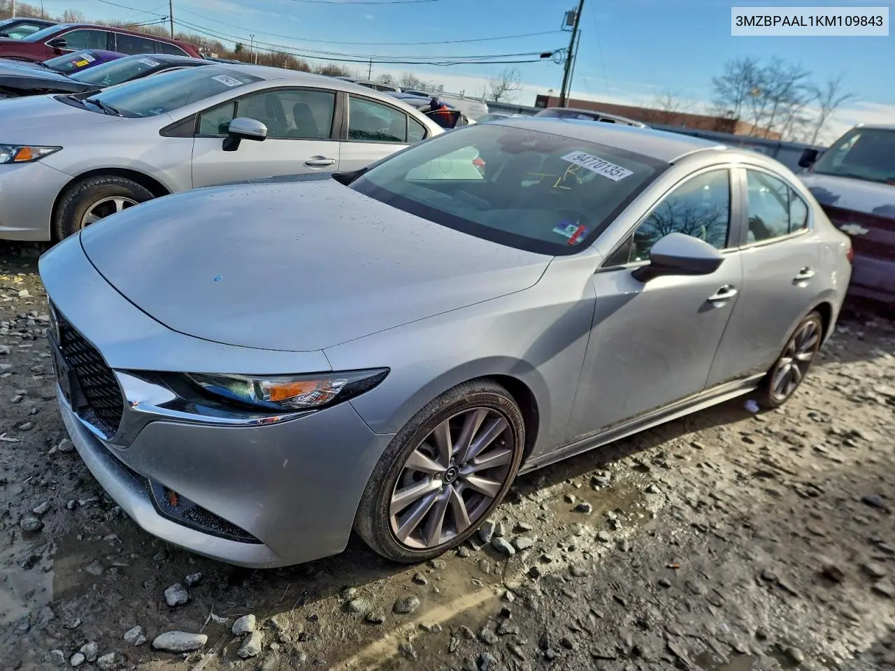 3MZBPAAL1KM109843 2019 Mazda 3 Select
