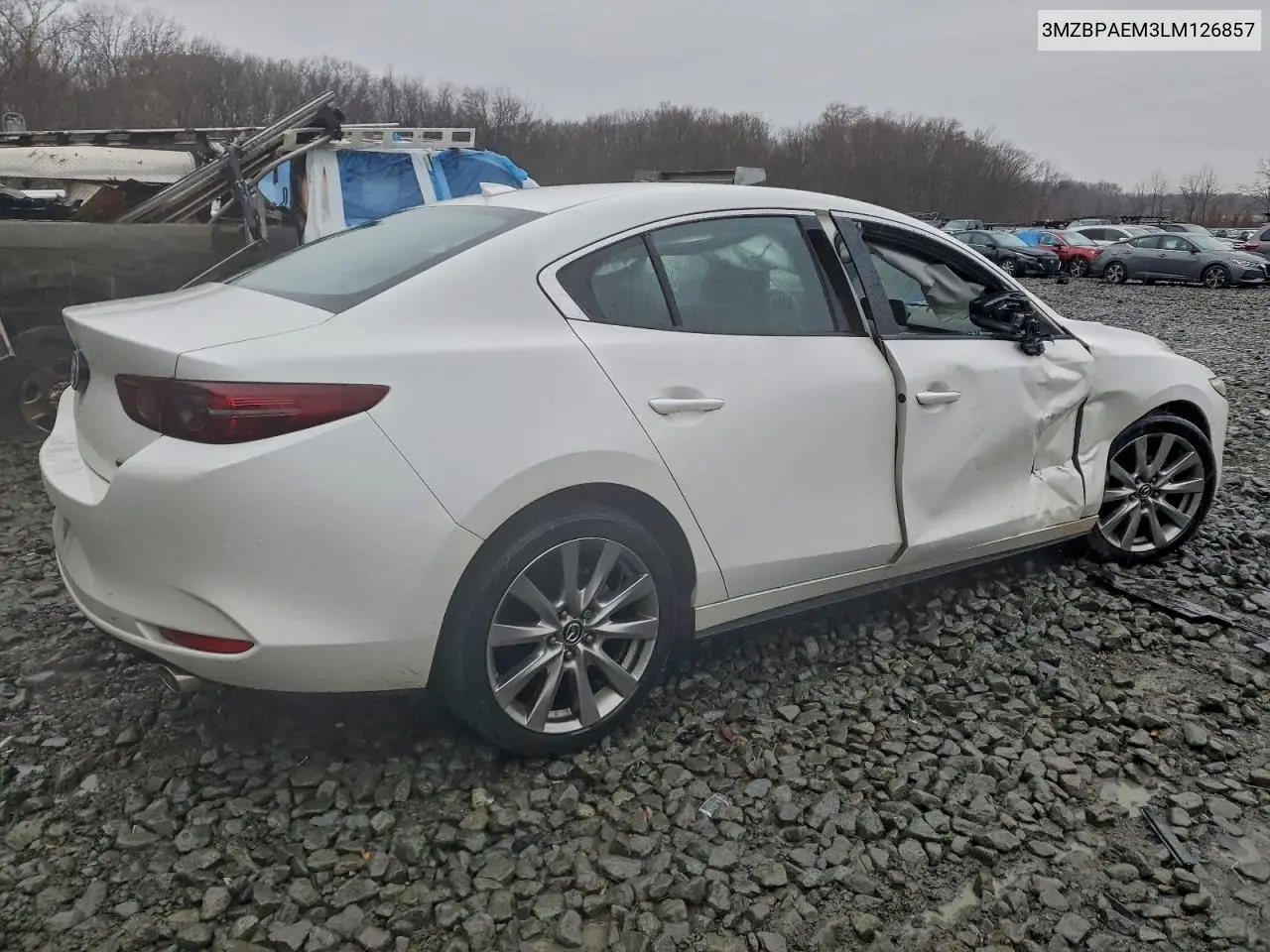 3MZBPAEM3LM126857 2020 Mazda 3 Premium