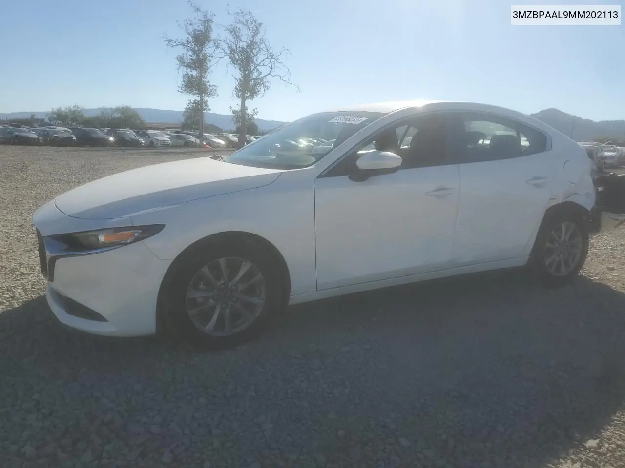 3MZBPAAL9MM202113 2021 Mazda 3
