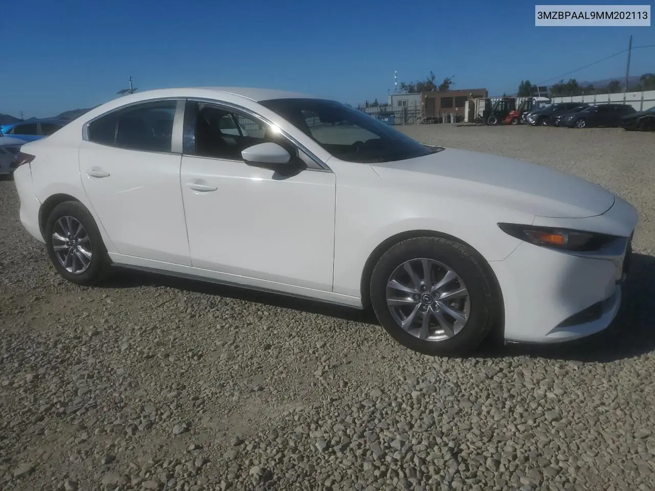 3MZBPAAL9MM202113 2021 Mazda 3