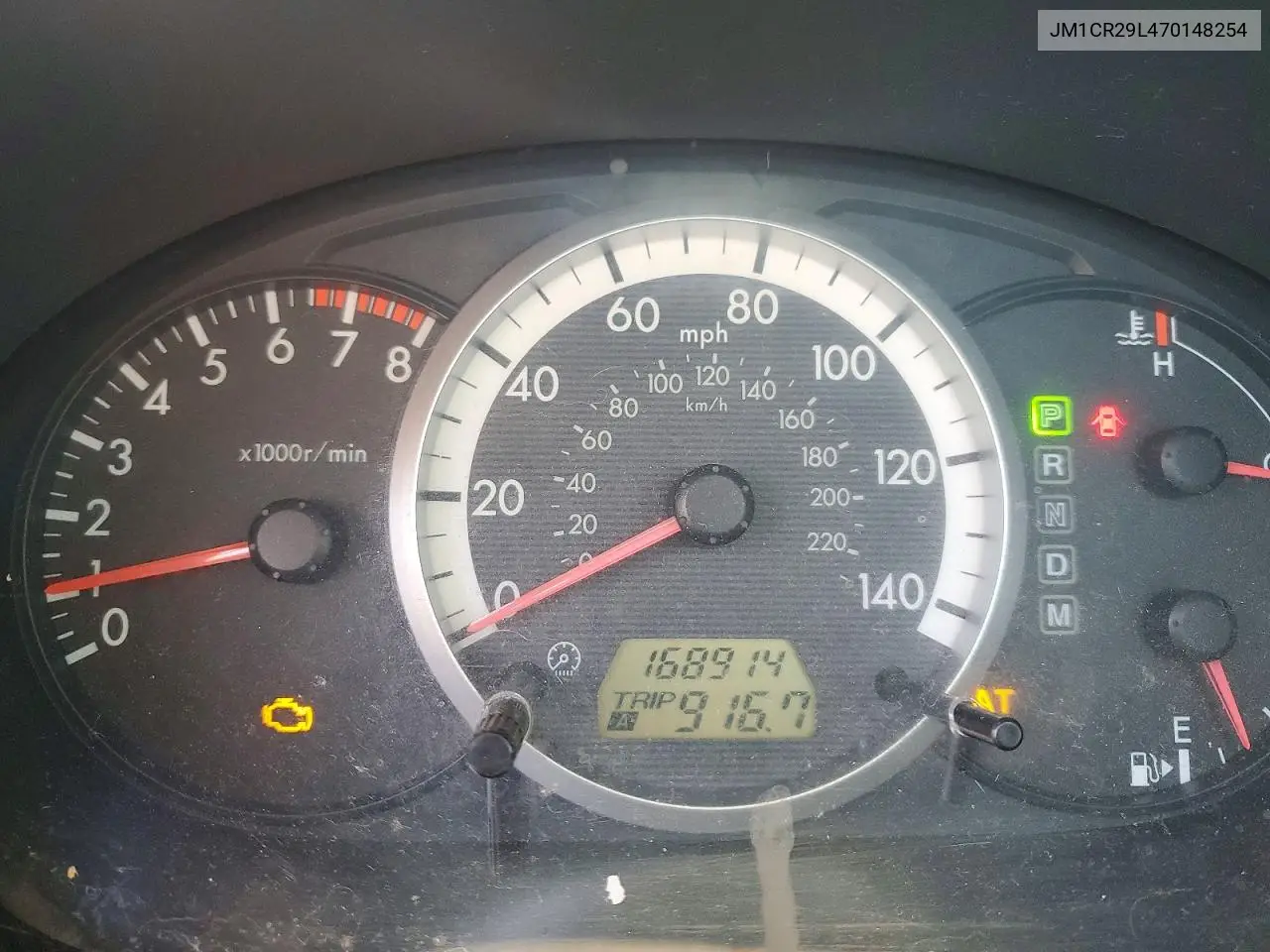 2007 Mazda 5 VIN: JM1CR29L470148254 Lot: 47412216