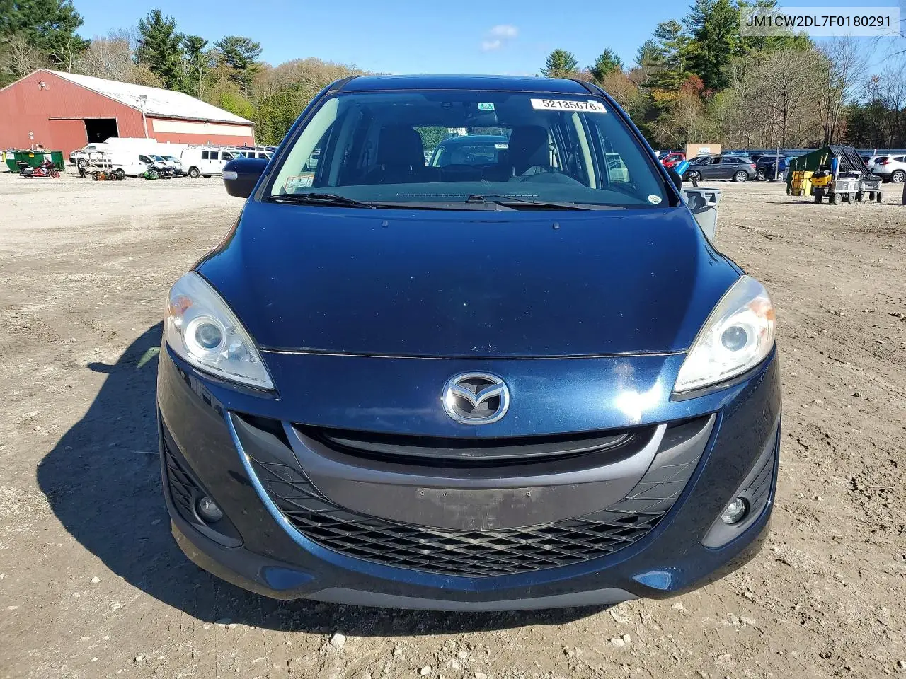 2015 Mazda 5 Grand Touring VIN: JM1CW2DL7F0180291 Lot: 52135676
