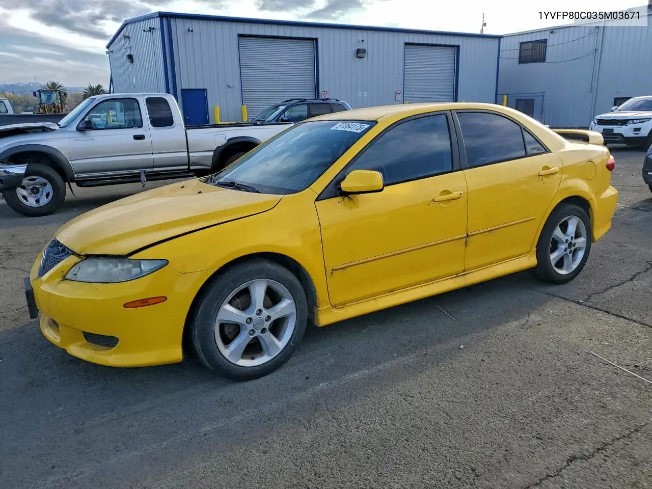 1YVFP80C035M03671 2003 Mazda 6 I
