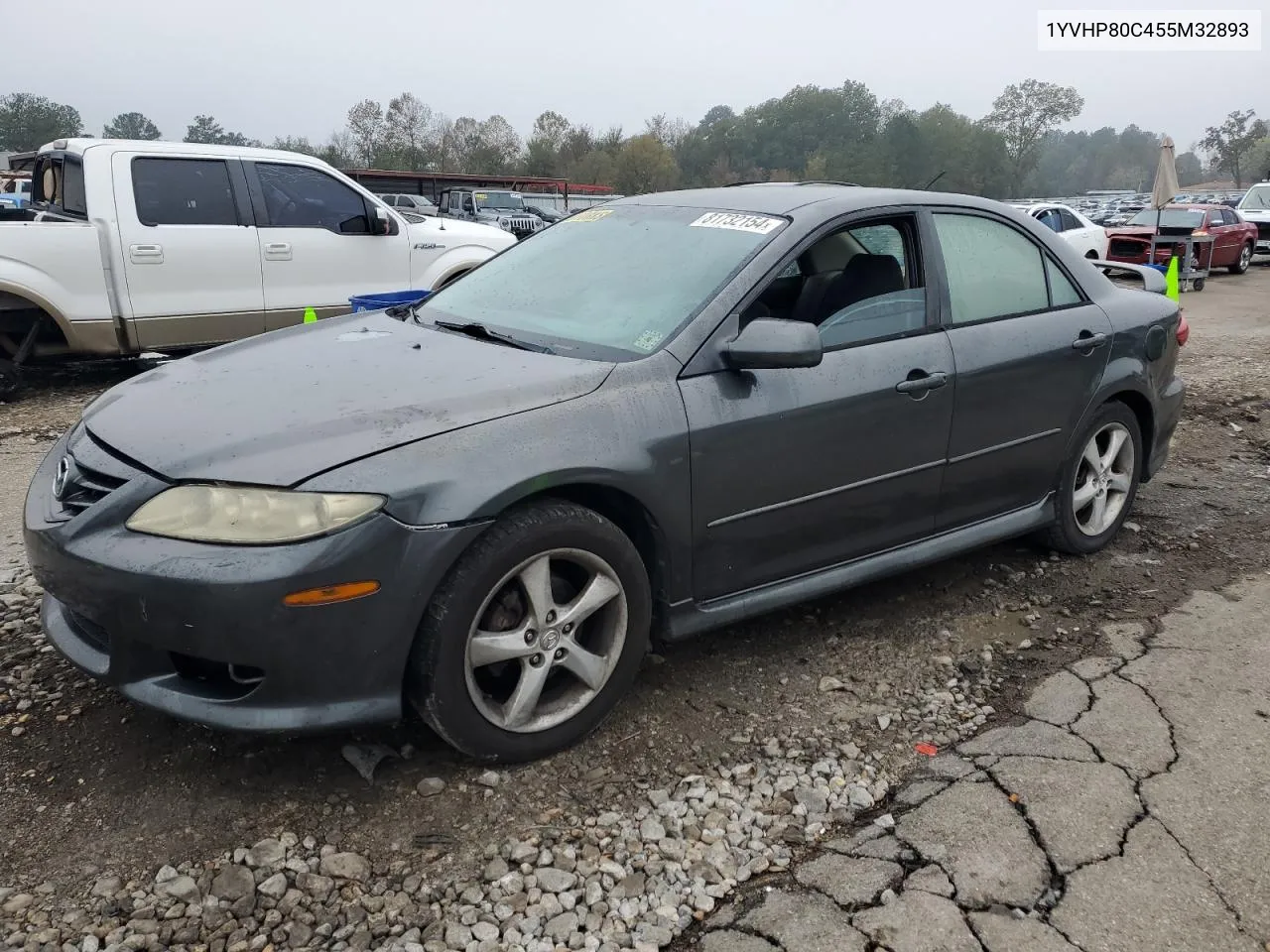 2005 Mazda 6 I VIN: 1YVHP80C455M32893 Lot: 81732154