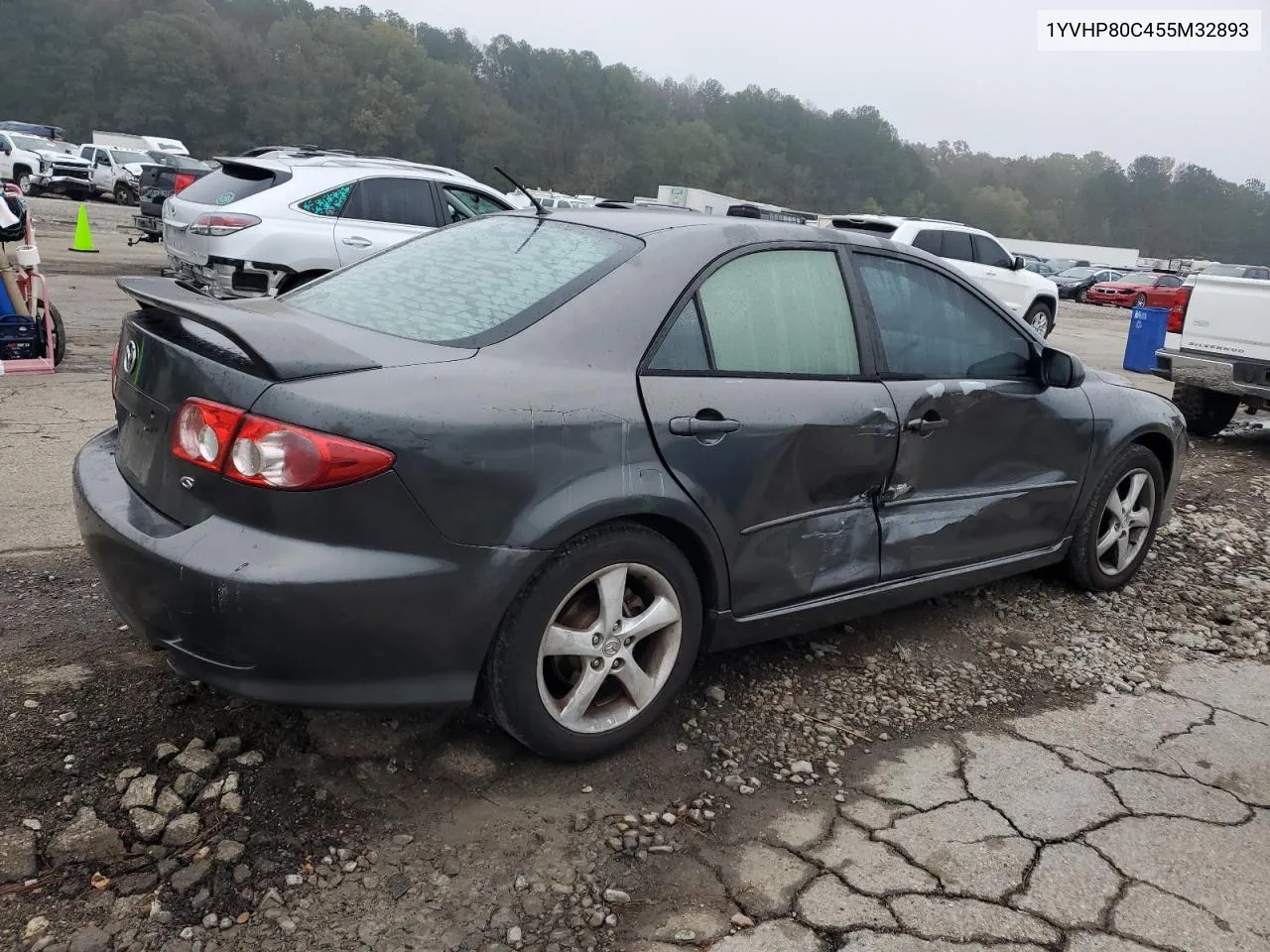 2005 Mazda 6 I VIN: 1YVHP80C455M32893 Lot: 81732154
