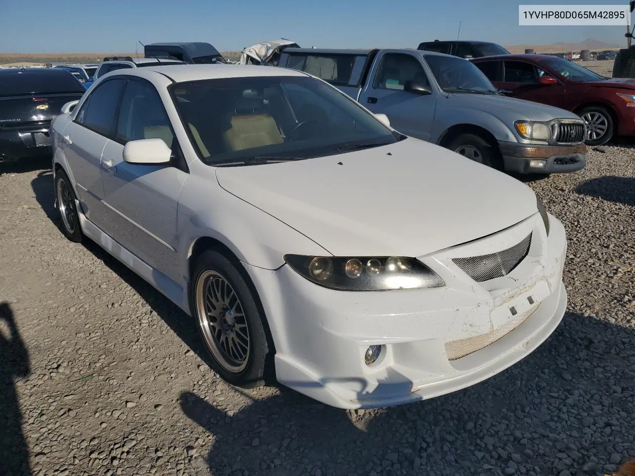 2006 Mazda 6 S VIN: 1YVHP80D065M42895 Lot: 66391324