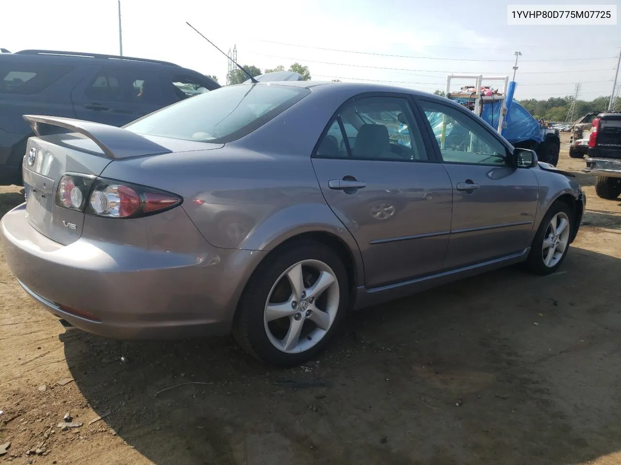 2007 Mazda 6 S VIN: 1YVHP80D775M07725 Lot: 71595624