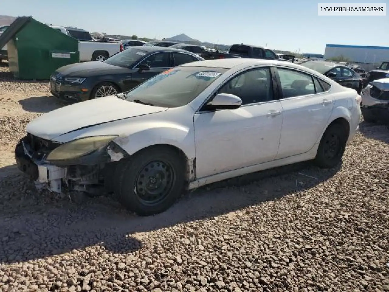 2010 Mazda 6 I VIN: 1YVHZ8BH6A5M38949 Lot: 61020355