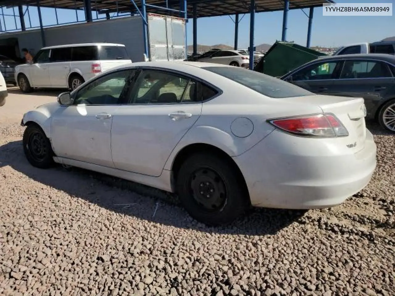 2010 Mazda 6 I VIN: 1YVHZ8BH6A5M38949 Lot: 61020355