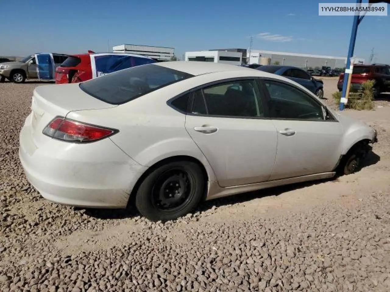 2010 Mazda 6 I VIN: 1YVHZ8BH6A5M38949 Lot: 61020355