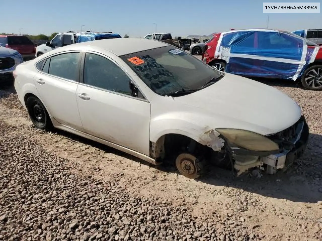 2010 Mazda 6 I VIN: 1YVHZ8BH6A5M38949 Lot: 61020355