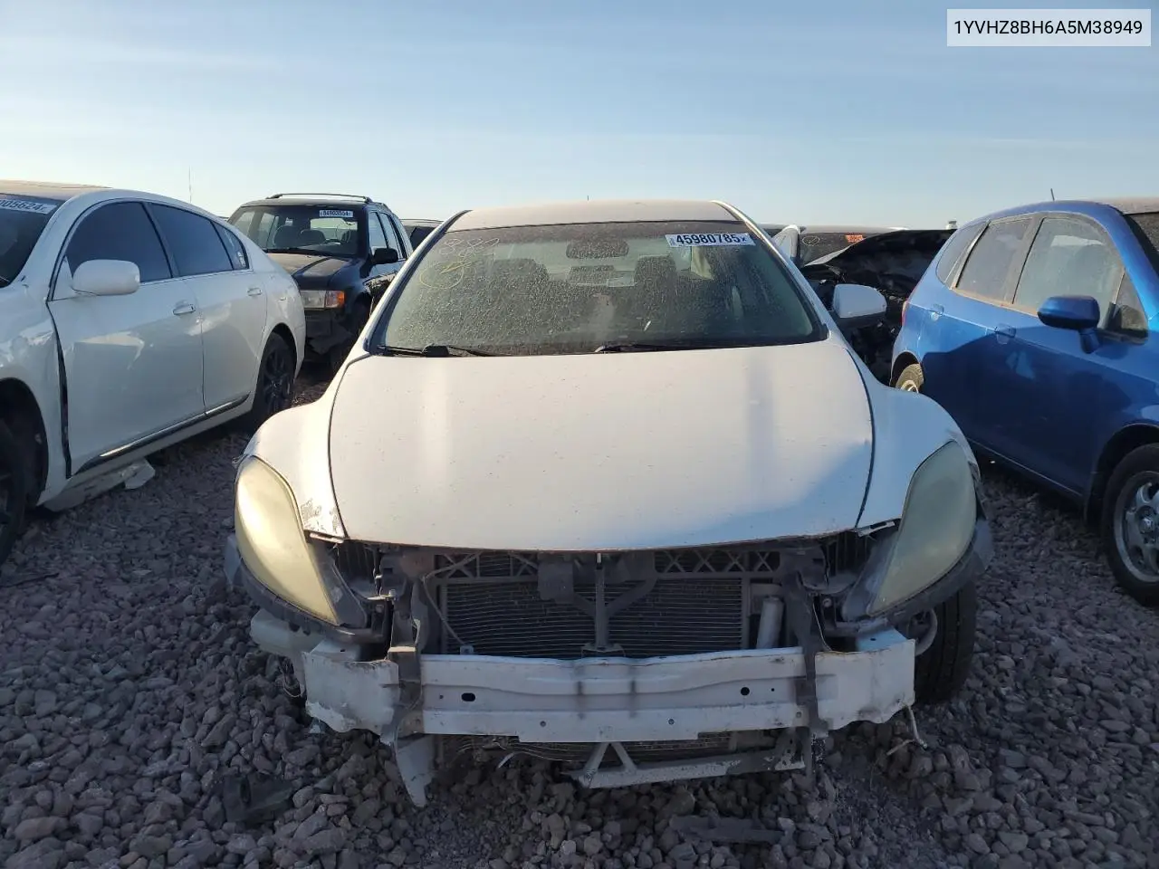 2010 Mazda 6 I VIN: 1YVHZ8BH6A5M38949 Lot: 61020355